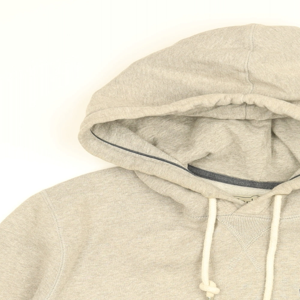 Jack Wills Mens Grey Cotton Pullover Hoodie Size XS - Wills Logo