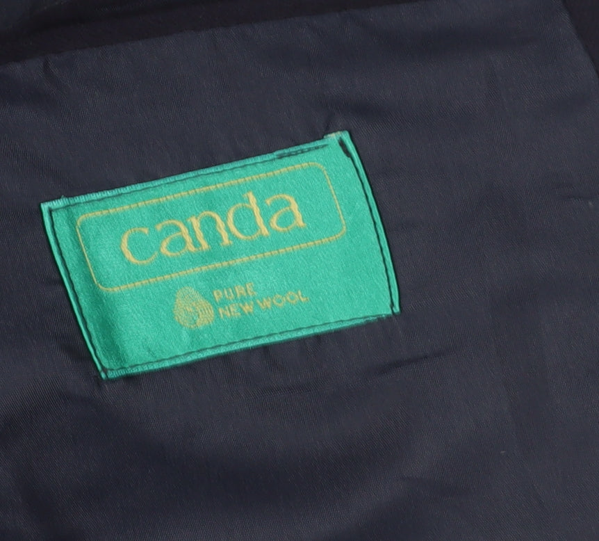 Additional view of C&A Blue Wool Blazer, size 42, Men's Vintage