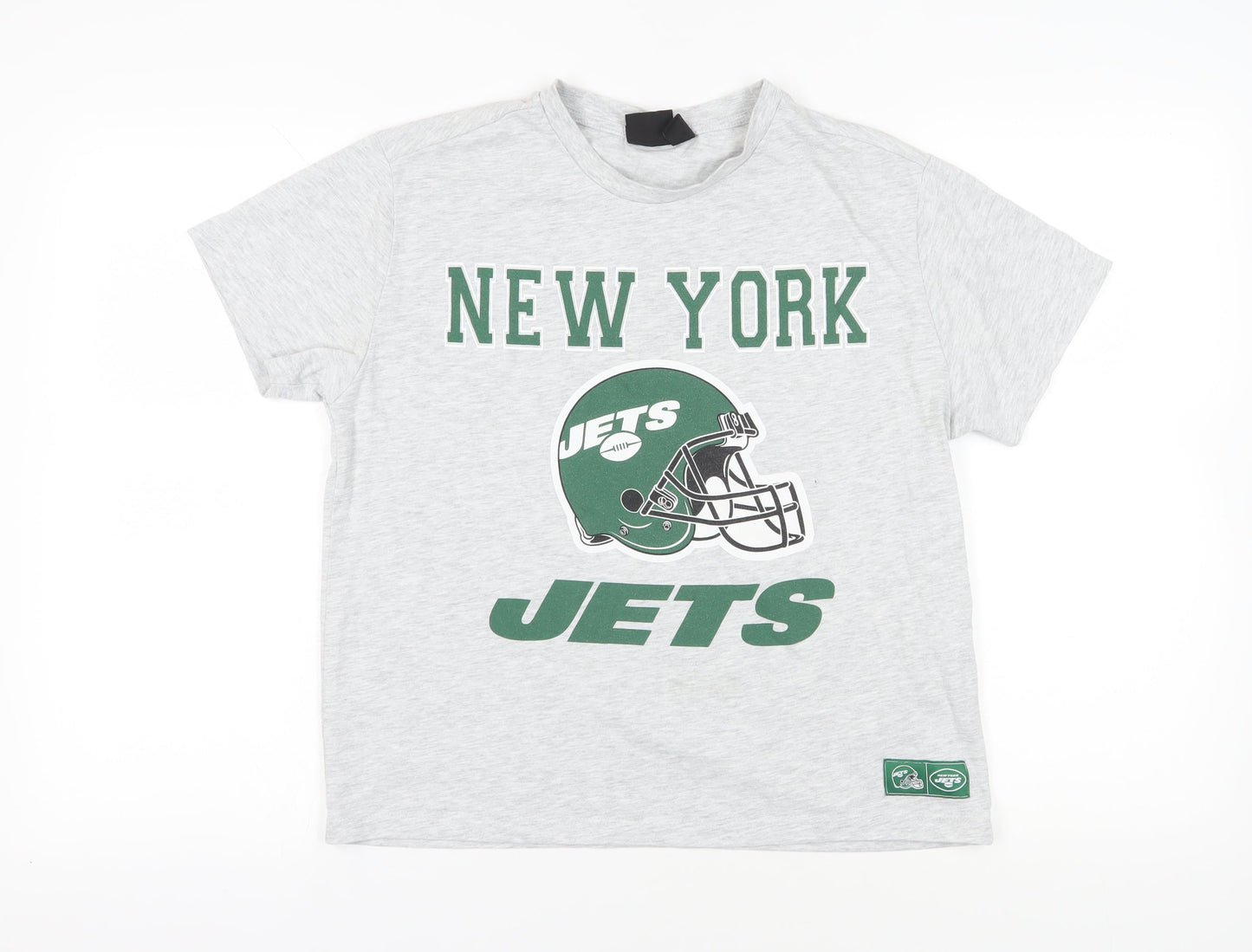 NFL New York Jets Grey T-Shirt, Unisex, Size S, Casual Wear
