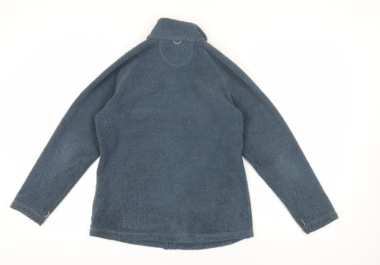 Craghoppers Blue Fleece Full Zip Outdoor Sweatshirt, Size 12
