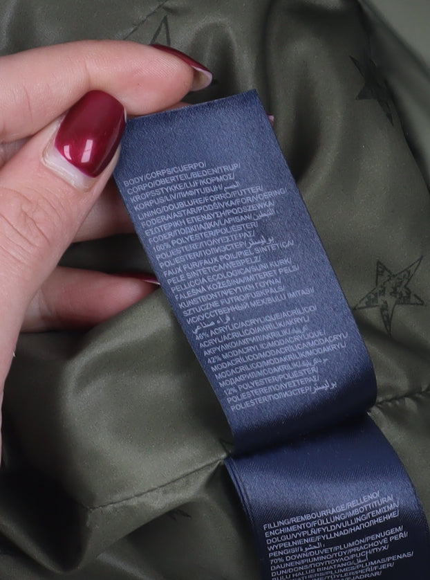 Hilfiger Denim Green Puffer Jacket - S
