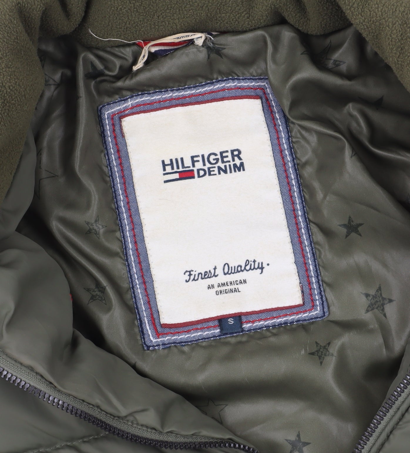 Hilfiger Denim Green Puffer Jacket - S