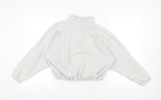 Champion Grey 1/2 Zip Pullover Sweatshirt, M