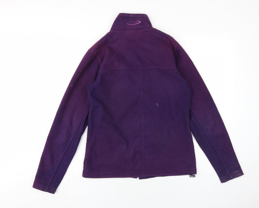 Mountain Life Womens Purple Jacket Size 8 Zip