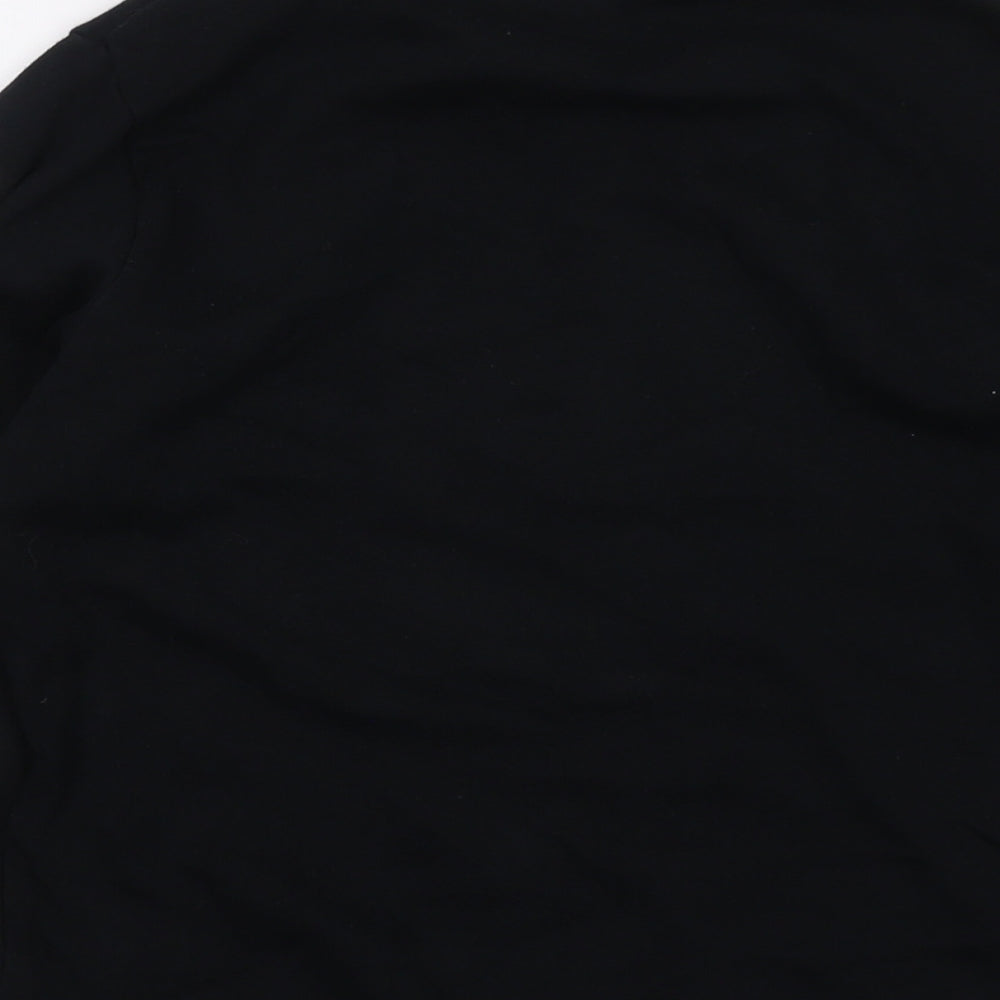 Brand and care label for Star Wars boys’ black cotton pullover sweatshirt, size 9, years pullover