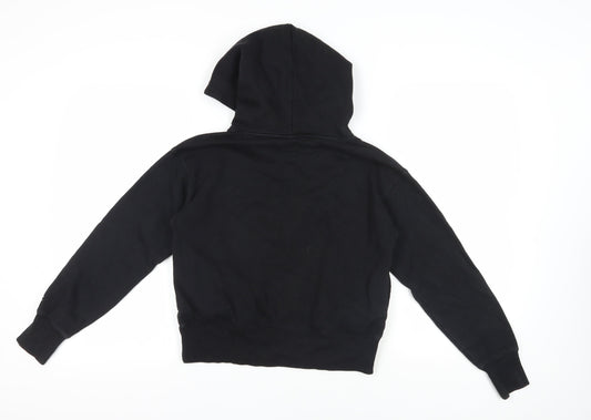 Champion Black Pullover Hoodie, S - Unisex Adults