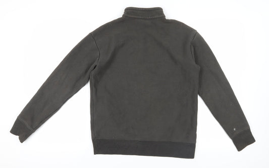 Champion Black 1/4 Zip Sweatshirt XS Unisex