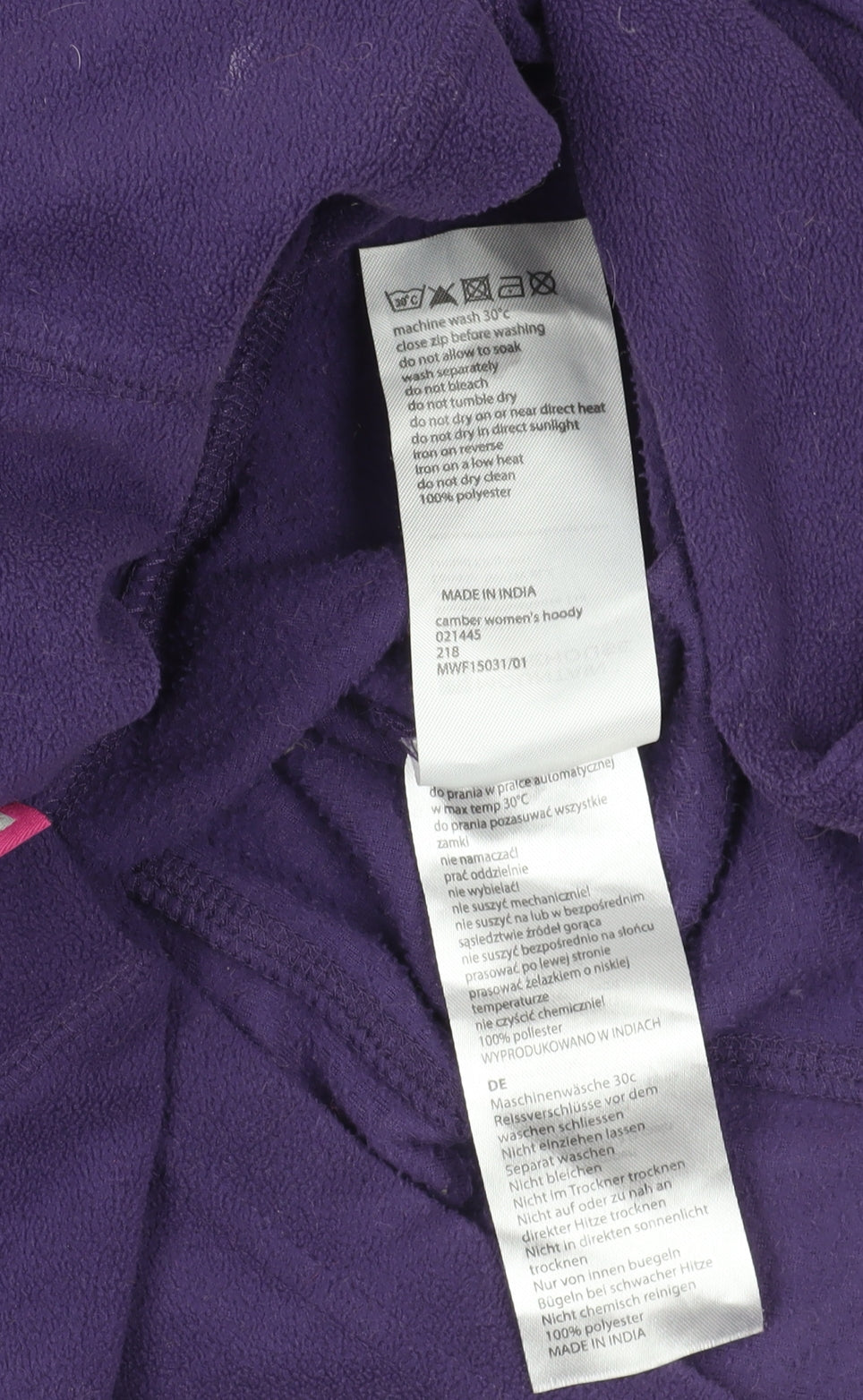 Mountain Warehouse Purple Pullover Hoodie UK 8
