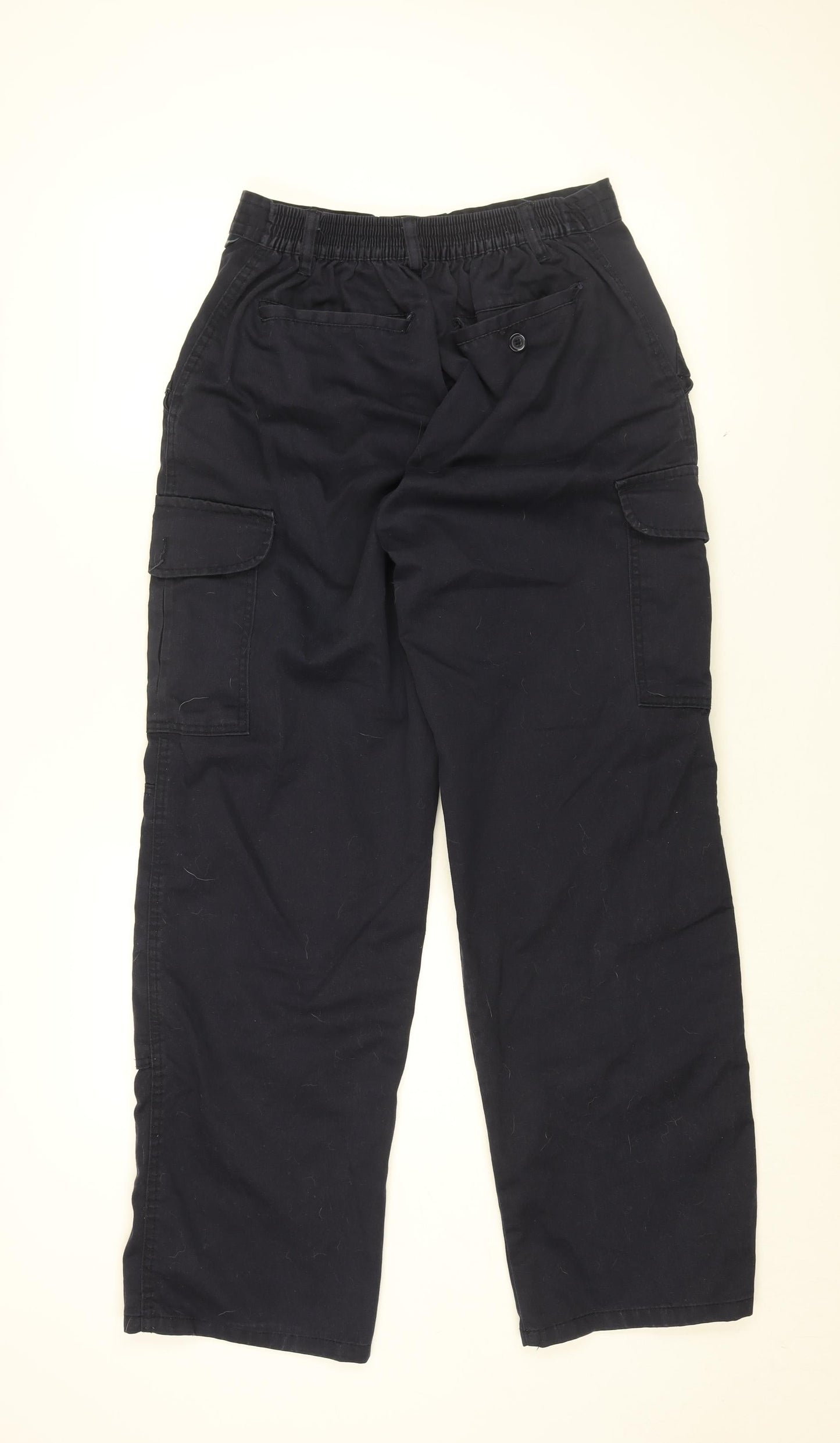 Portwest Mens Blue Polyester Trousers Size M L31 in Regular Zip