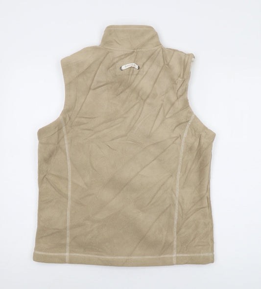 Armor Lux Womens Beige Jacket Waistcoat Size 14 Zip