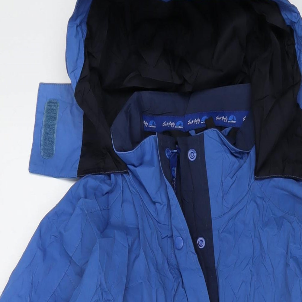 Jack Murphy Womens Blue Jacket Size 14 Zip