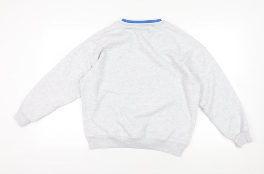 Disney Grey Stitch Pullover Sweatshirt XS