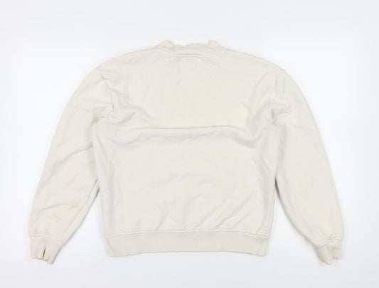 Dickies Ivory Crew Neck Sweatshirt, Size S, Unisex Adult