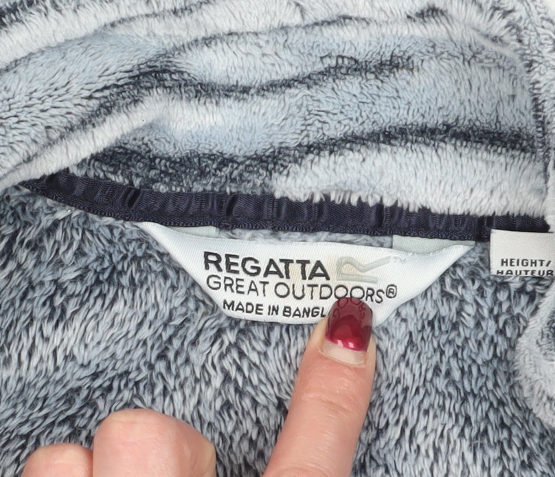 Additional view of Regatta girls’ grey animal print jacket, size 11