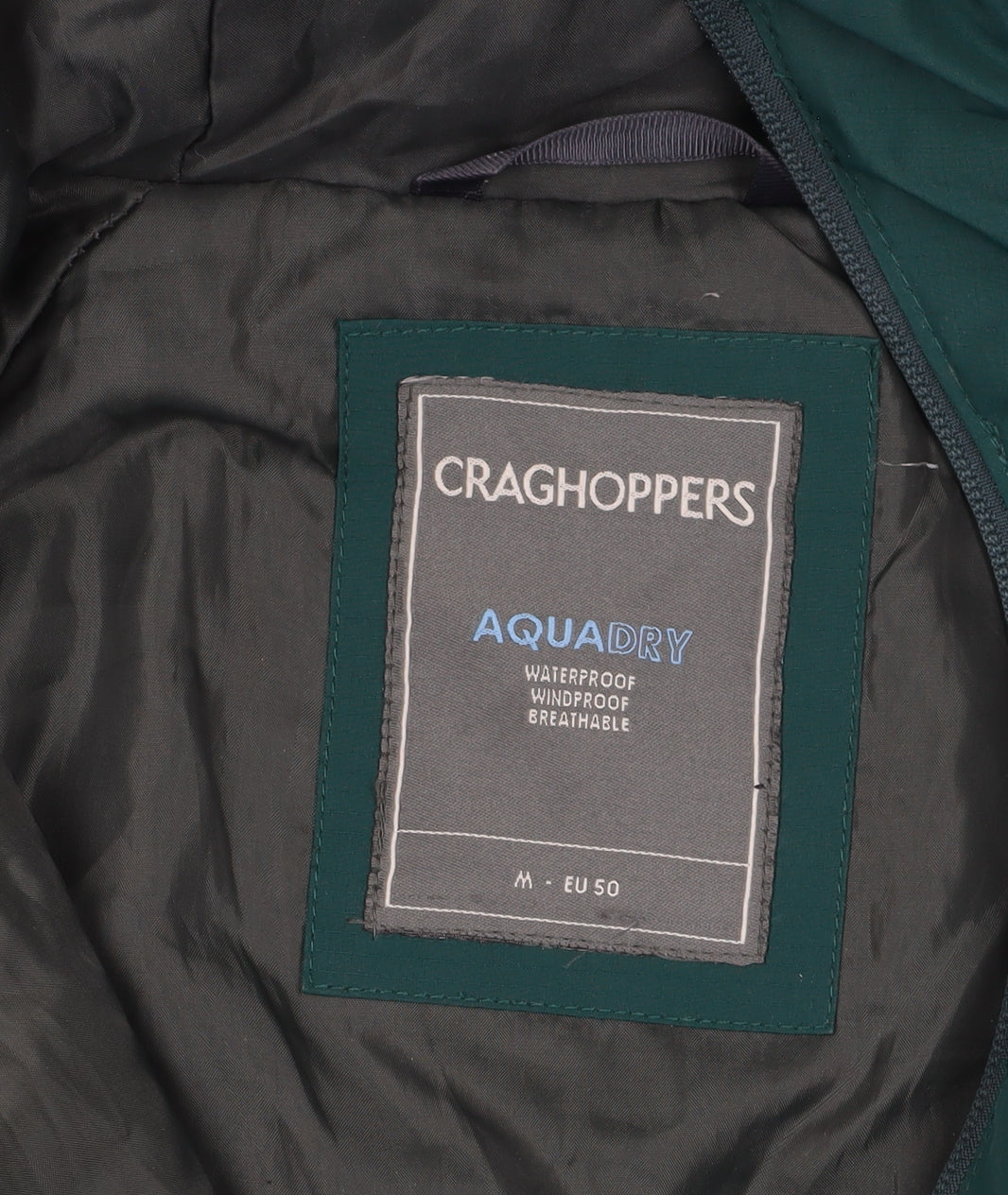 Craghoppers Green Waterproof Jacket M