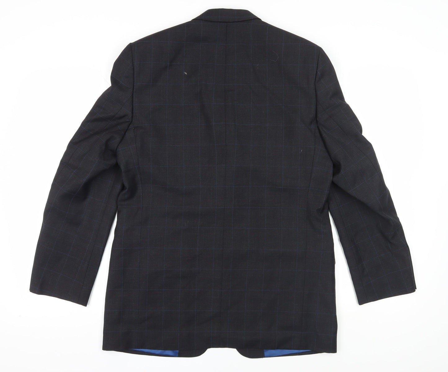 Magee Black Plaid Blazer, Size 39.5