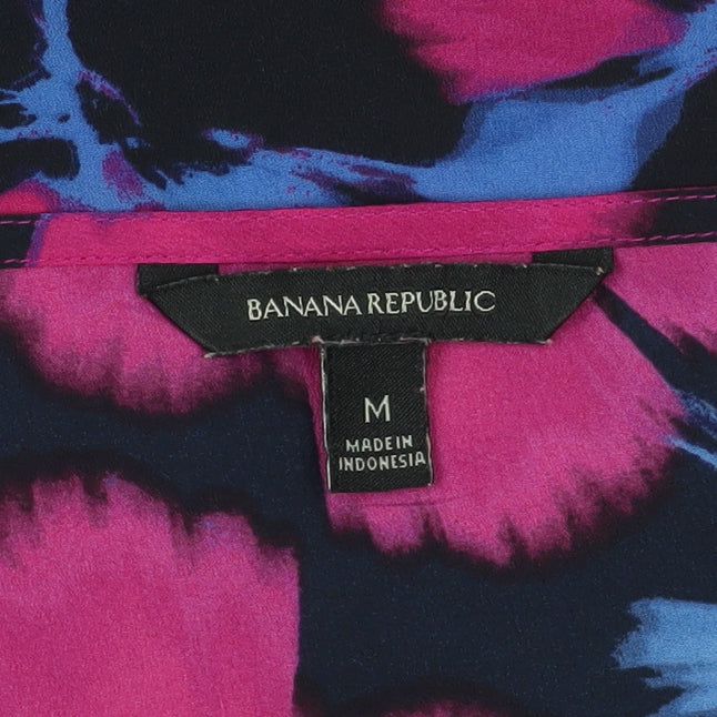 Banana Republic Floral Tunic Blouse Medium Multicolour