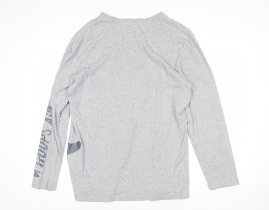 Sports Traider Mens Grey Cotton Pullover Sweatshirt Size XL - Hoops Aid