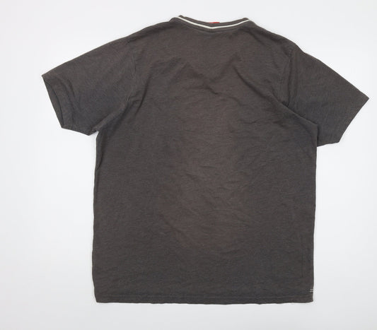Mens UK Size L Slazenger Grey Cotton T-Shirt