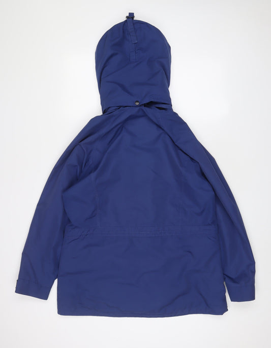 Element Womens Blue Jacket Size 12 Zip - Pockets