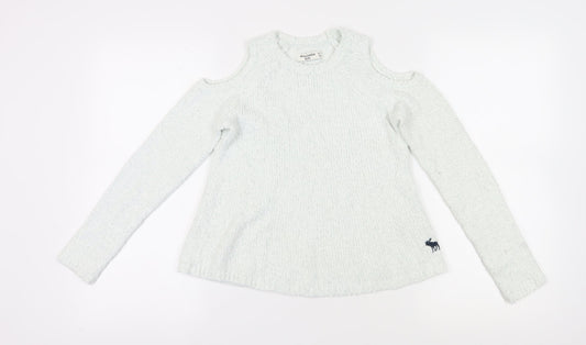Abercrombie & Fitch Kids White Girls Pullover Jumper 11-12 Years
