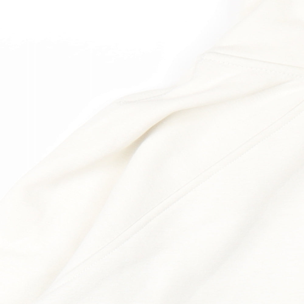 Sketchers Womens White Cotton Full Zip Sweatshirt Size XL Zip
