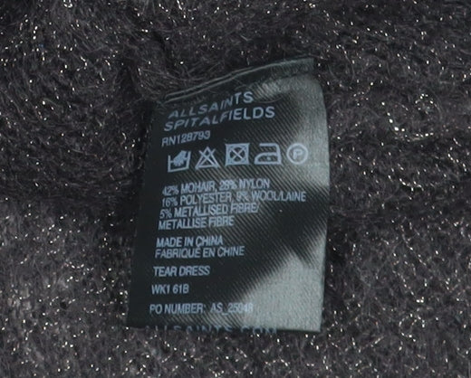 AllSaints Women's Black Pullover Jumper, Size 8