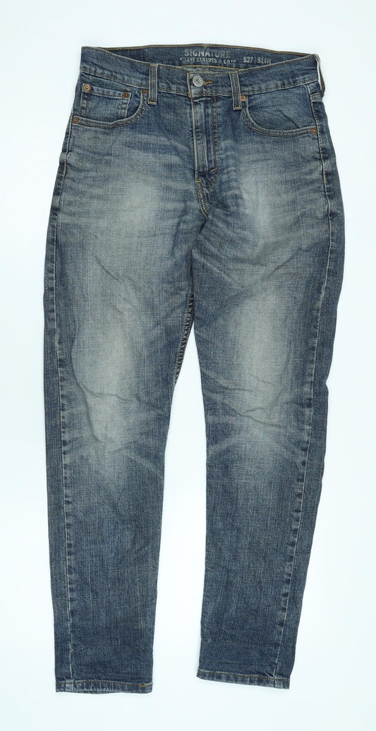Levi Strauss Men's Blue Slim Denim Jeans S37