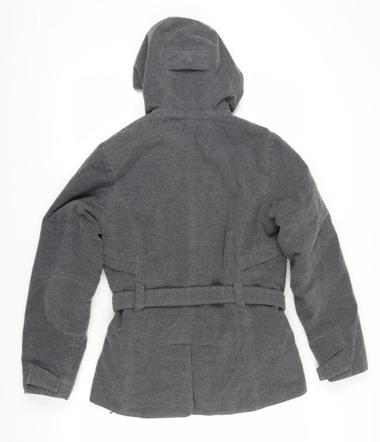 Tenson Women's Grey Parka Jacket Waterproof Size 6