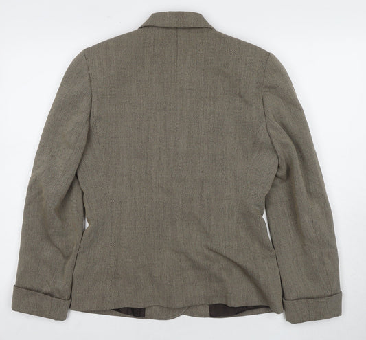 Planet Women's Grey Suit Jacket Size 10 Classic Style