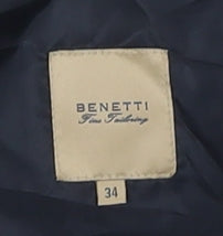 Benetti Men's Black Waistcoat 34 Formal Style
