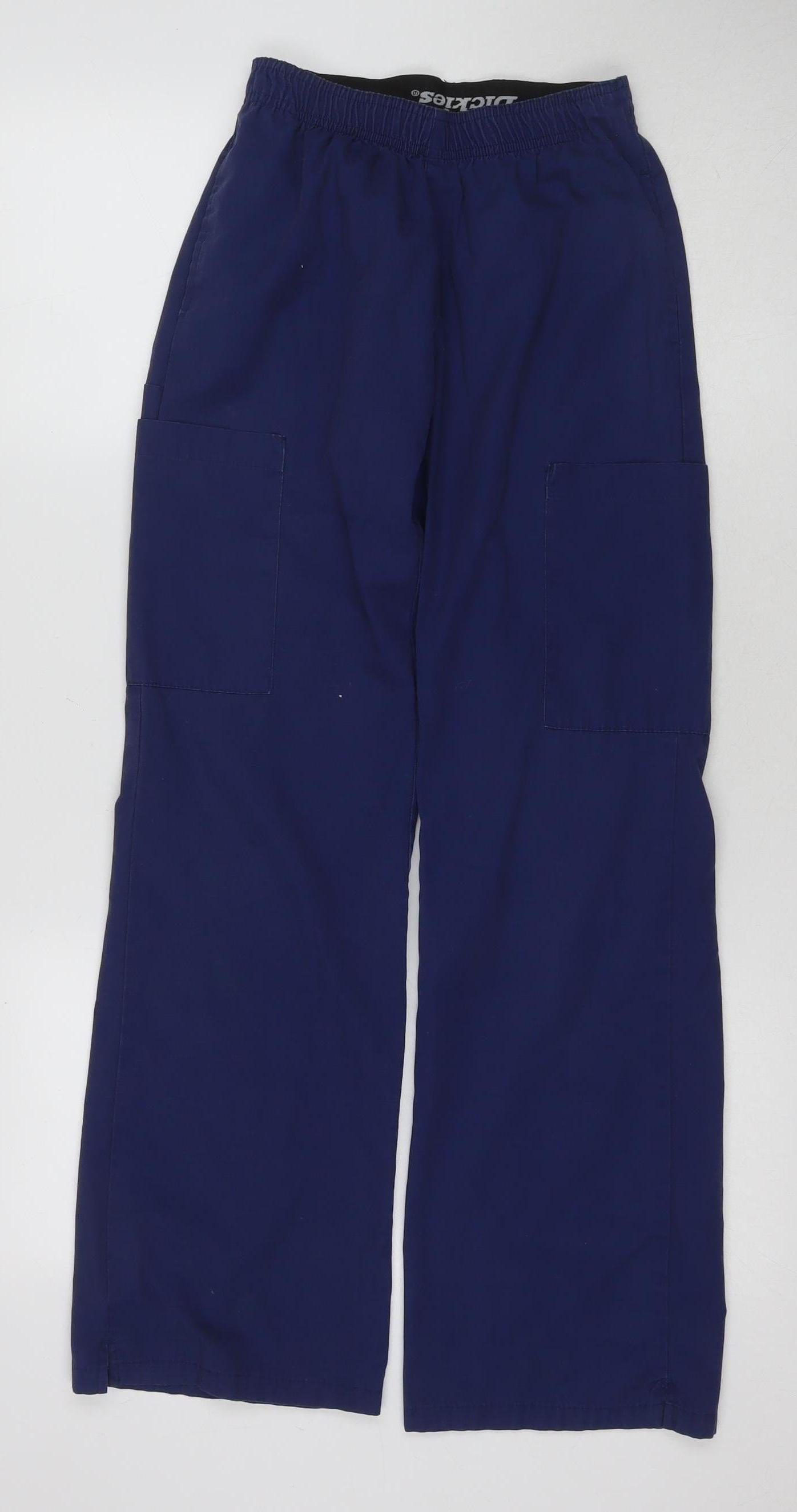 Dickies Men's Blue Cargo Trousers XS - Relaxed Fit
