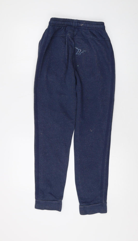 Adidas Unisex Blue Jogger XS with Elastic Waist