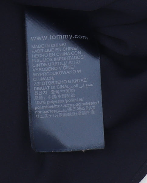 Tommy Hilfiger Women's Blue Collared Blouse Size 2