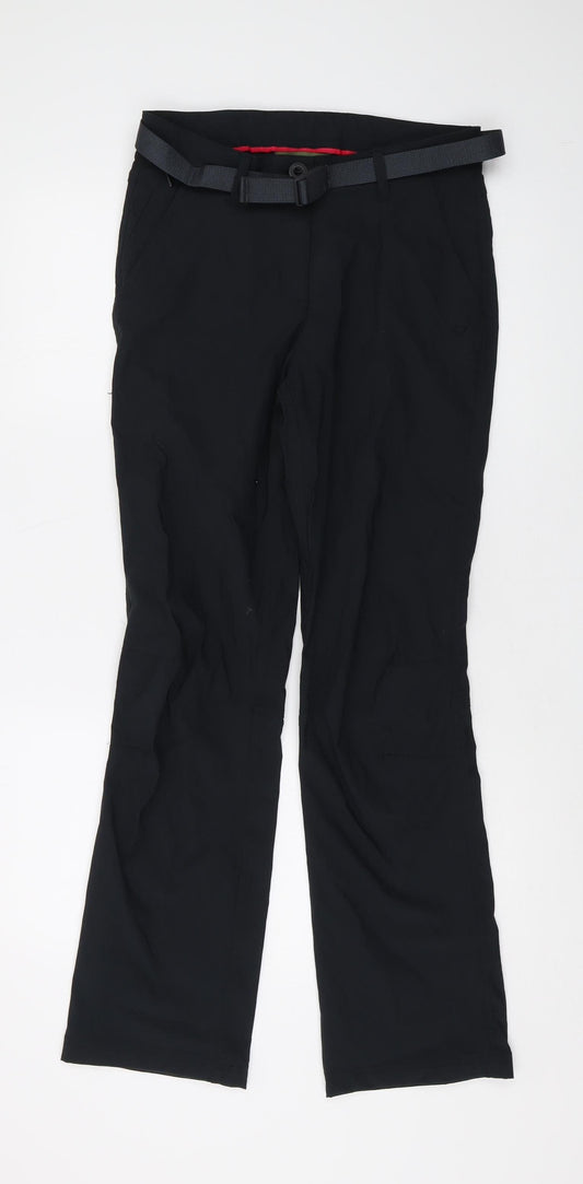 Brasher Women's Black Cargo Trousers, Size 8