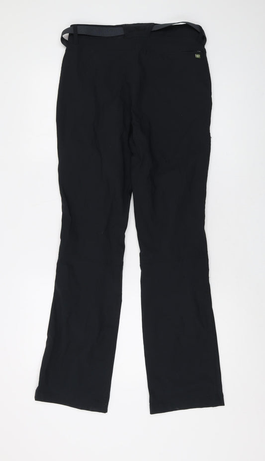 Brasher Women's Black Cargo Trousers, Size 8