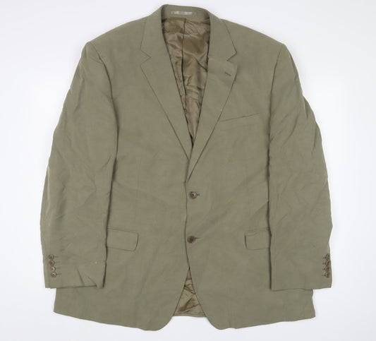 Jaeger Green Men's 48R Blazer - Business/formal - Single-Breasted