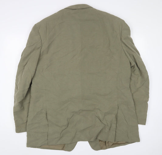 Jaeger Green Men's 48R Blazer - Business/formal - Single-Breasted