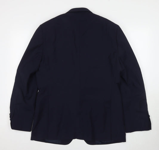 Moss 1851 Men's Blue Blazer 42 Regular Fit Formal