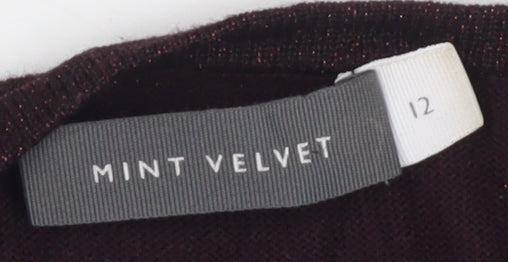 Mint Velvet Women's Brown Sleeveless Tank - Size 12