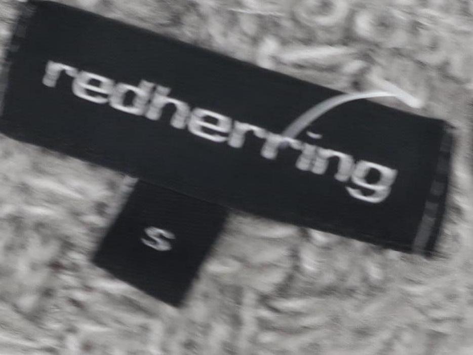 Brand and care label for Red Herring Men's Grey Crew Neck Jumper S