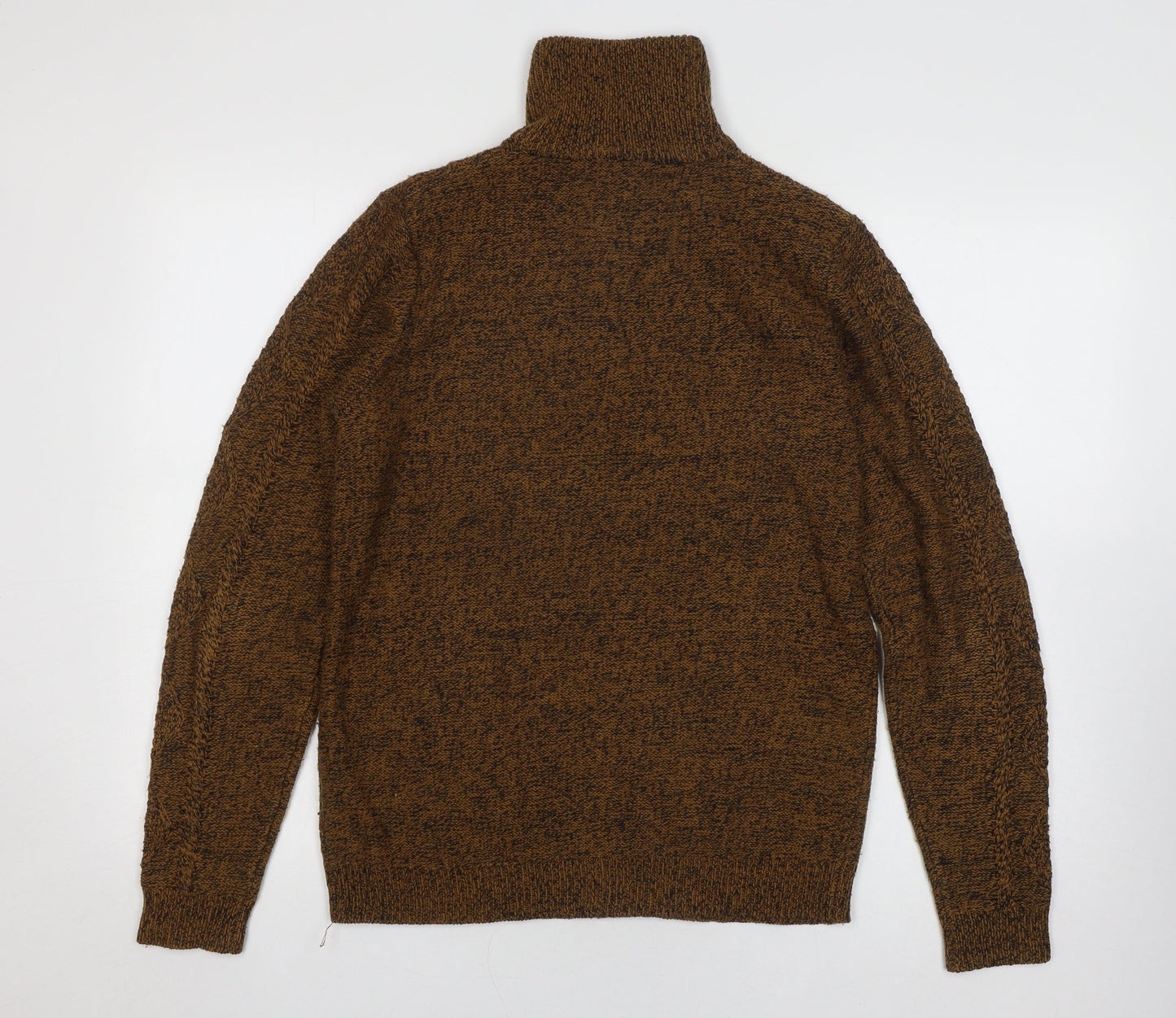 Tokyo Laundry Brown Cable-Knit Jumper M