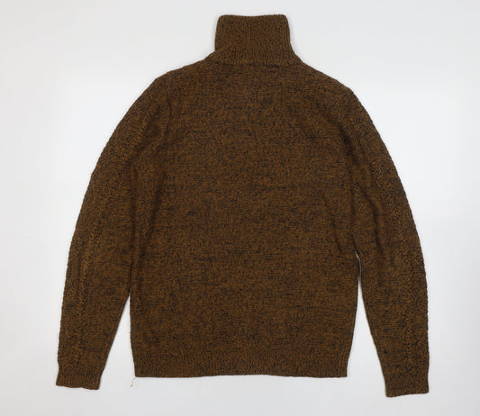 Tokyo Laundry Brown Cable-Knit Jumper M