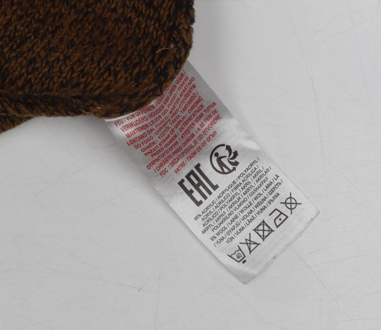 Tokyo Laundry Brown Cable-Knit Jumper M