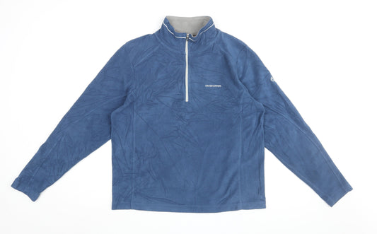 Craghoppers Men's Blue 1/2 Zip Fleece Sweatshirt Size S
