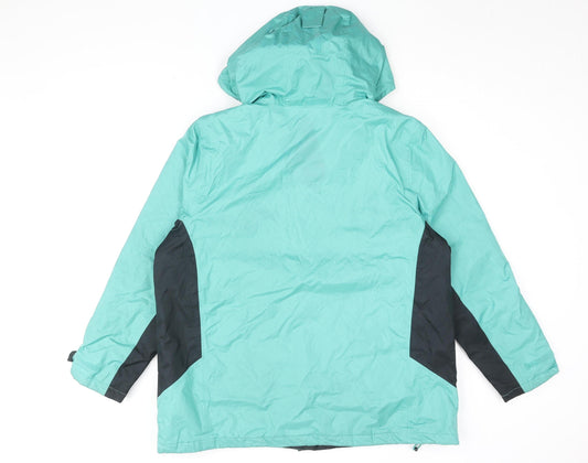Bm Women's Green Size 18 Regular Fit Rain Coat