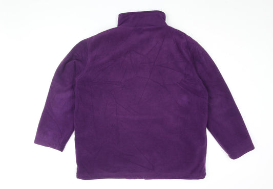JBC Collection Women's Purple Full Zip Sweatshirt L