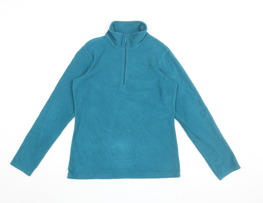 Mountain Warehouse Women's Blue Fleece Pullover, Small