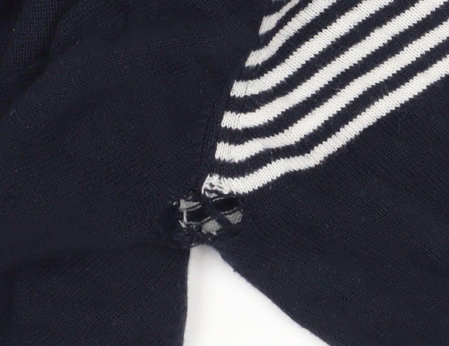Emporio Armani Men’s Blue XL Pullover V-Neck Jumper