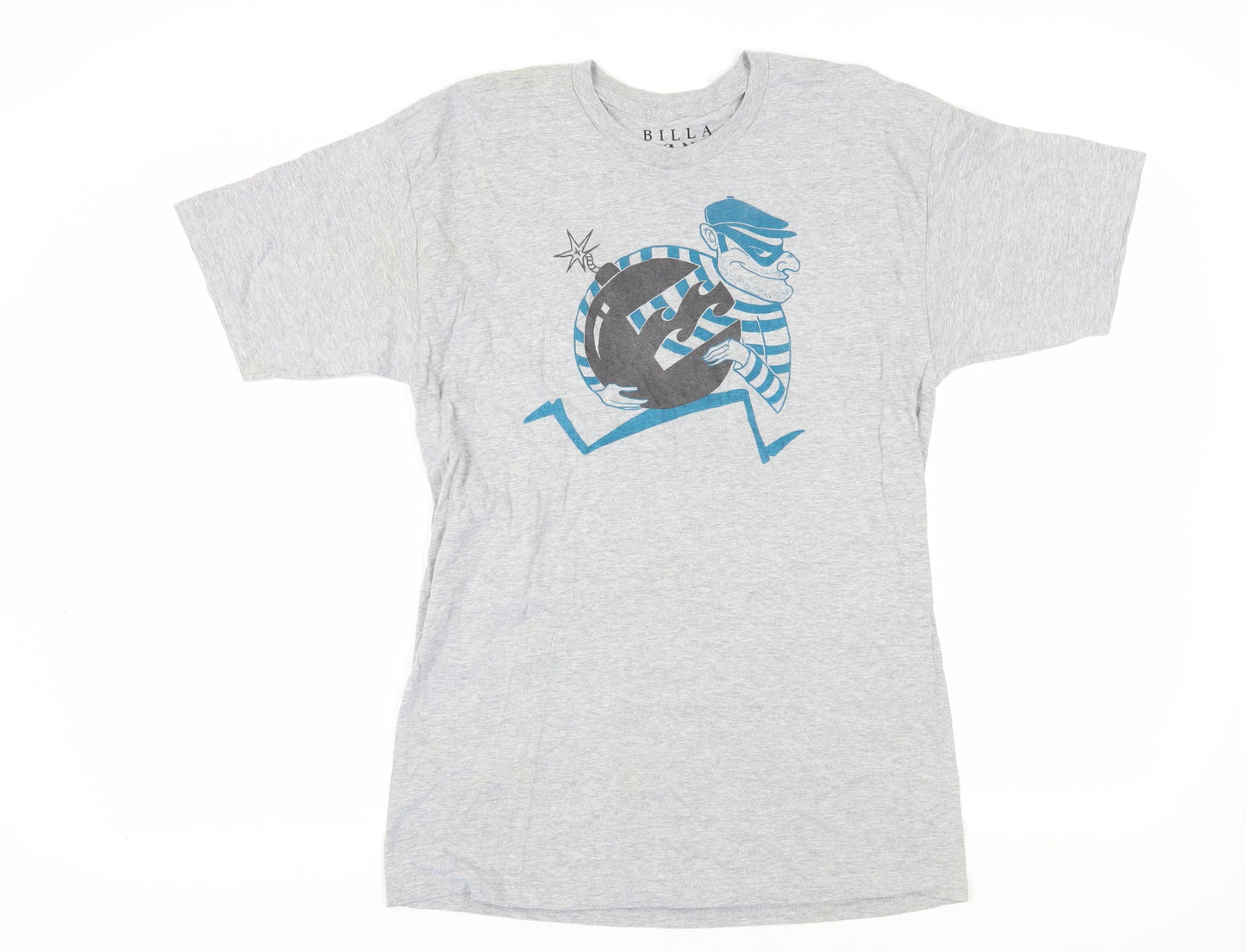 Billabong Unisex Grey T-Shirt, Large, Casual Style